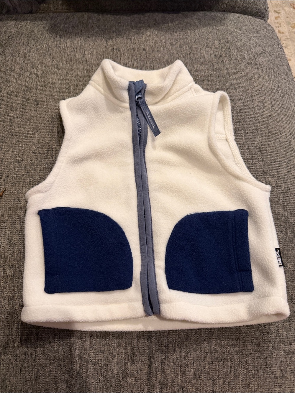 Eddie Bauer boys winter vest with pockets, size 18m